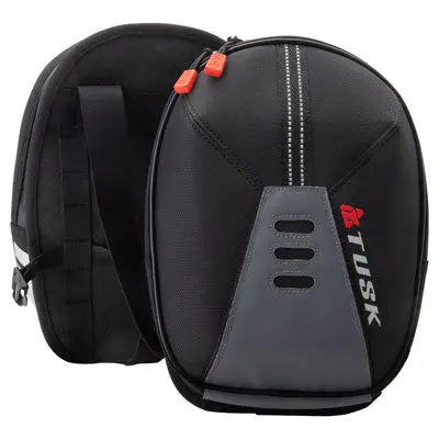 Tusk Sidekick Tank Saddle Bags Black/Grey #200-578-0001 1