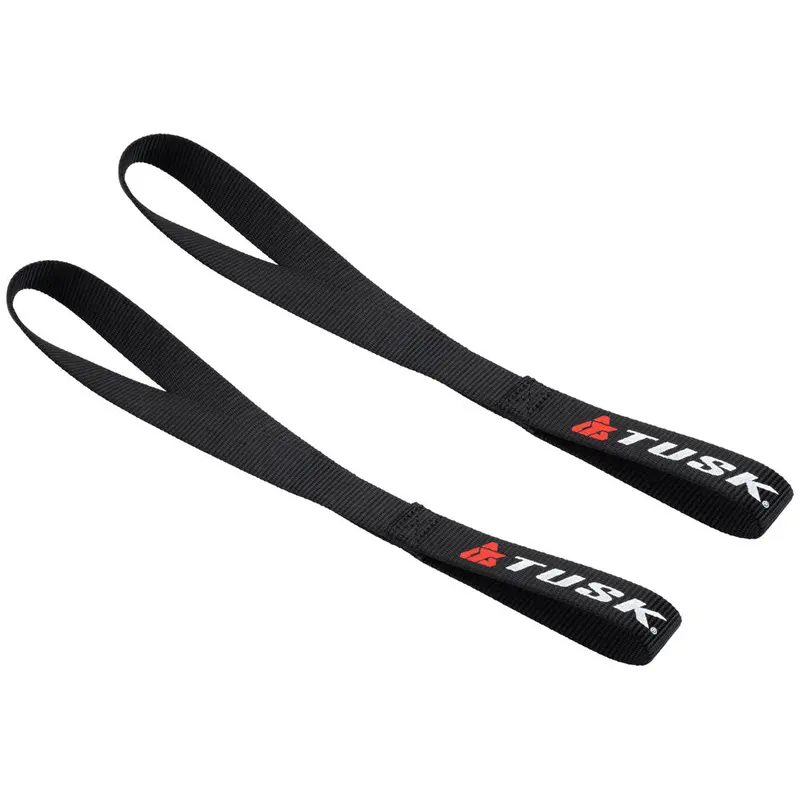 Tusk Soft Hook Tie-Down Extension Straps 16" Black#215-460-0001 1