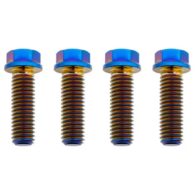 Tusk Titanium Handlebar Clamp Bolt Kit#215684-P 1