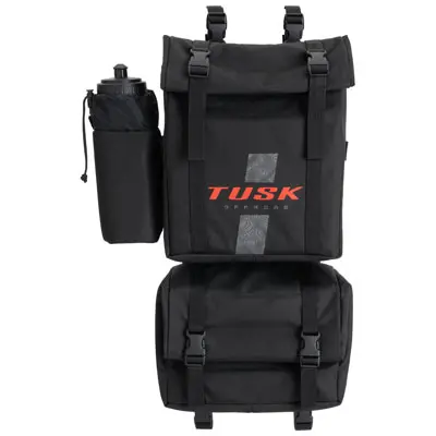 Tusk Trail-Runner Zipperless Atv Fender Bag Black#3902 1