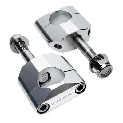 Tusk Universal Rubber Mounted Handlebar Clamp Kit 1 1/8" Bars#156-412-0001 1