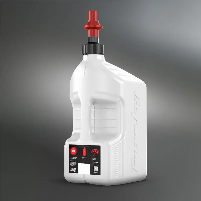 Utility Container White W/Red Cap 5Gal#Wurrvs20 1