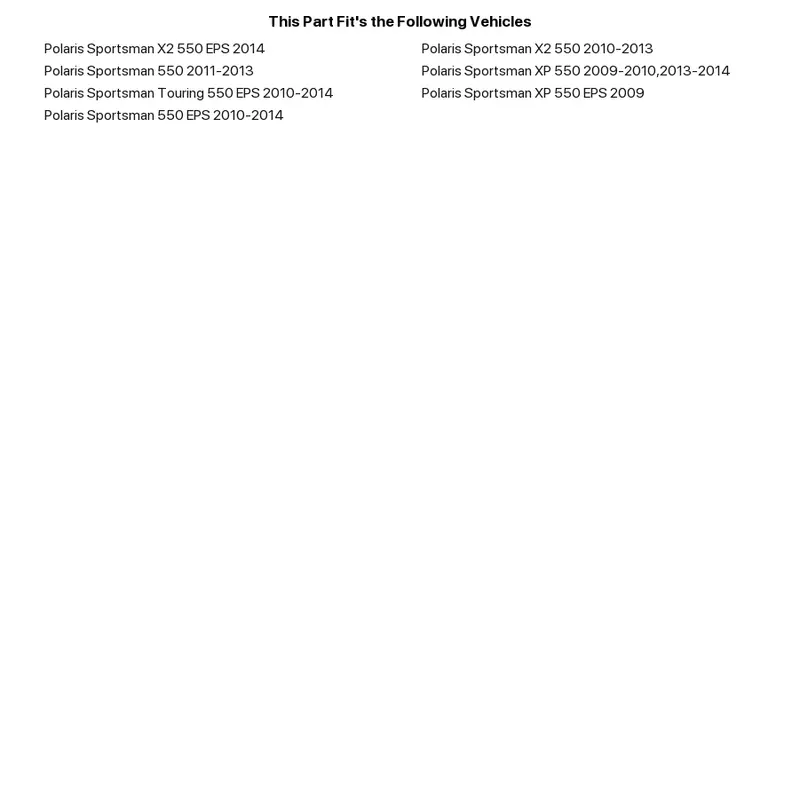 Vertex 810966 Top End Gaskets - Polaris 1