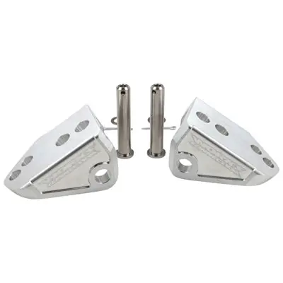 Works Connection Aluminum Foot Peg Mounts#20-525 1