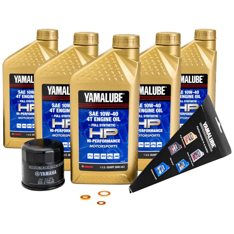 Yamalube Synthetic 10W-40 Oil Change Kit Side X Side#Lub-Sxscg-Kt-11 1