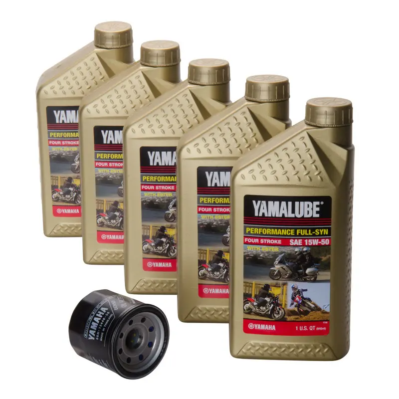 Yamalube Synthetic 15W-50 Oil Change Kit Side X Side#Lub-Sxscg-Kt-15 1