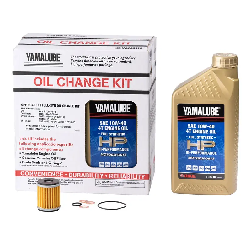 Yamalube Synthetic Oil Change Kit 10W-40#Lub-Offcg-Kt-15 1