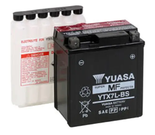 Yuasa Ytx7l-Bs Maintenance Free 12 Volt Battery #Yuam327bs 1