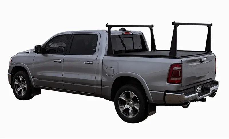Adarac Aluminum Pro Series Truck Bed Rack – Matte Black Finish 1