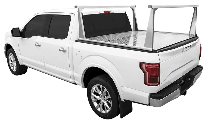 Adarac Aluminum Pro Series Truck Bed Rack – Silver Finish 1