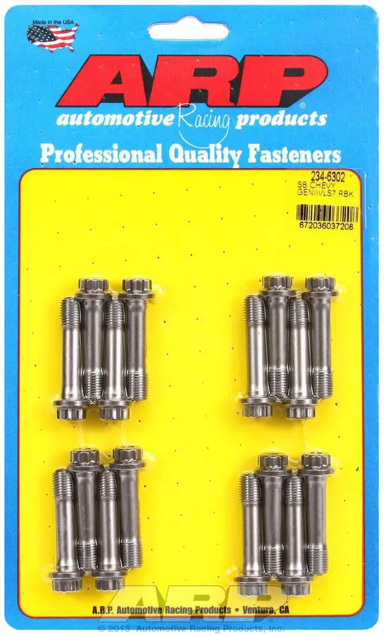 Arp 234-6302 Ls7 Connecting Rod Bolt Kit For Gm Small-Block Chevrolet Engines 1