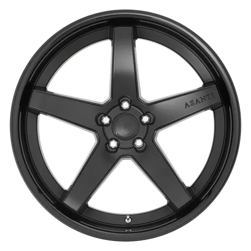 Asanti Ab31 Forged Alloy Wheel – 22X9 Inches, 5X115Mm Bolt Pattern, Gloss Black/Machined Lip 1
