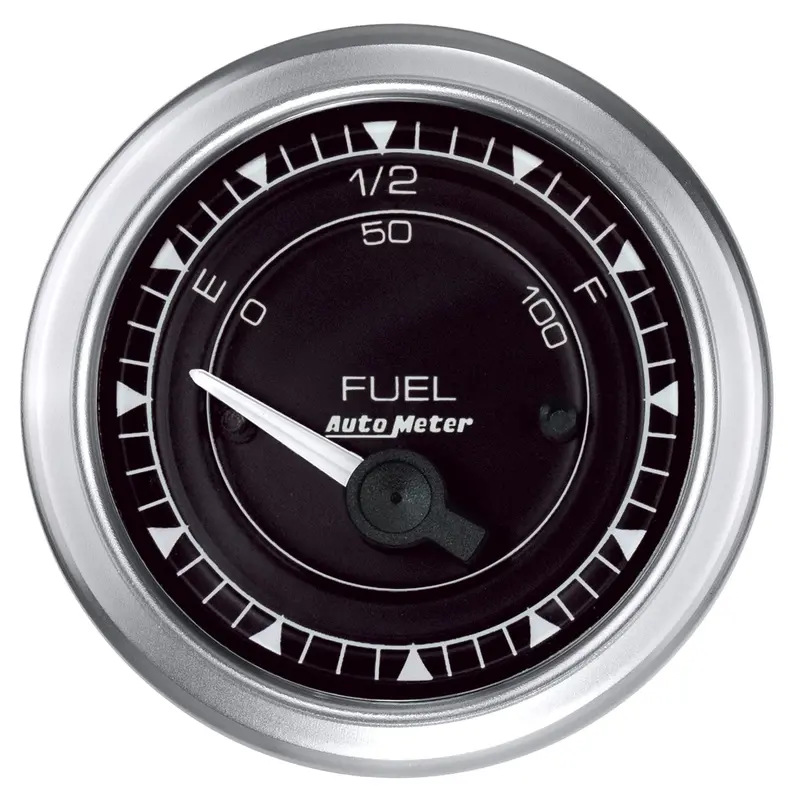 Autometer 2-1/16" Electric Fuel Level Gauge – 240 Ω To 33 Ω Range, Chrono Style 1