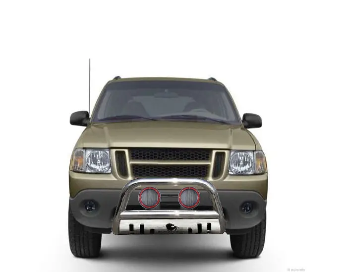 Black Horse Off Road Cbs-Fob2801Sp-Plfr Stainless Steel Front Skid Plate 1