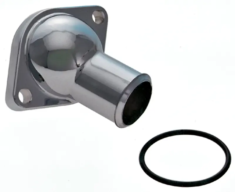 Chevrolet Performance 141-500 Chrome Water Neck With O-Ring Seal – 45° Angle For Small- And Big-Block Chevy Engines 1