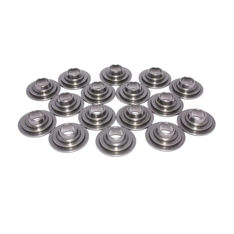 Comp Cams 1732-16 10 Degree Tool Steel Retainer Set Of 16 All Valves W/ 1.500"-1.550" O.D. Springs 1