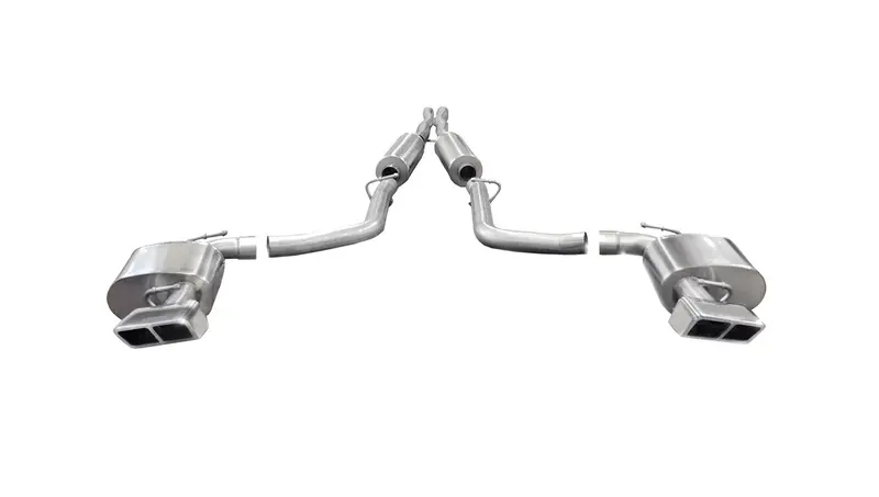 Corsa Performance 14427 Gtx2 Dual Rear Exhaust System – Polished Tips, Fits 2011–2014 Dodge Challenger Srt 1