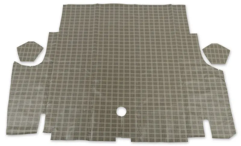 Drake Automotive Tm-Fm-Cpcv-65P Plaid Trunk Mat For 1965–1966 Mustang 1