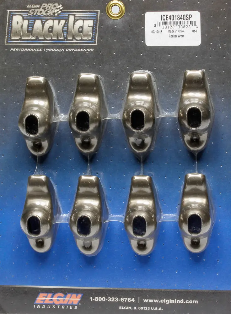 Elgin Sbc Rocker Arm Set – 1.6 Ratio, 7/16" Stud Mount, 8-Piece 1