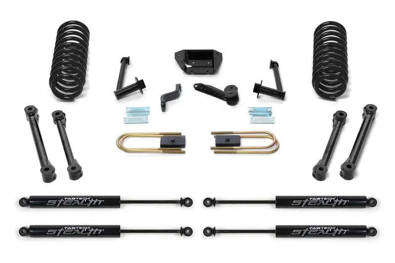 Fabtech K30154M Performance Lift Kit – Complete System With Tuned Shocks For Improved Clearance 1