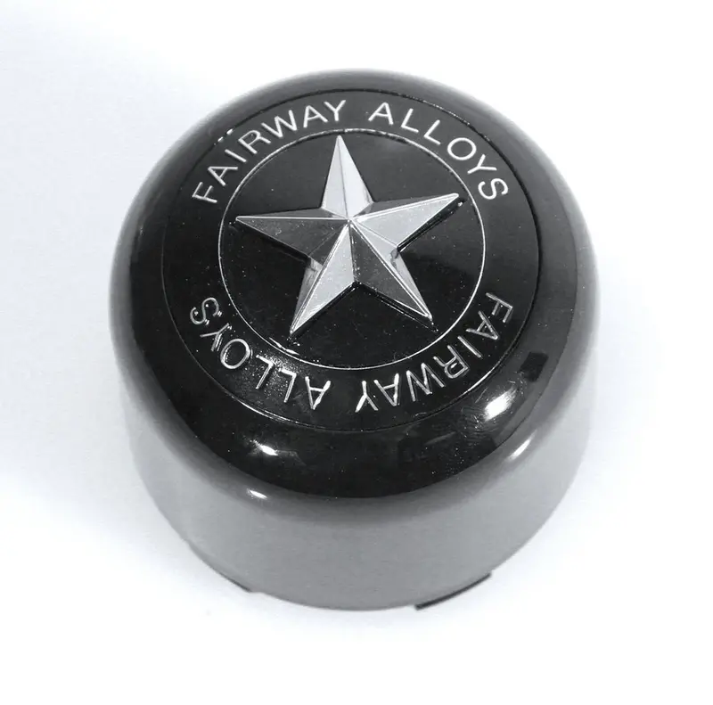 Fairway Alloys Fa-Star Gloss Black Pop-In Wheel Center Caps – Model Fa-9906 1