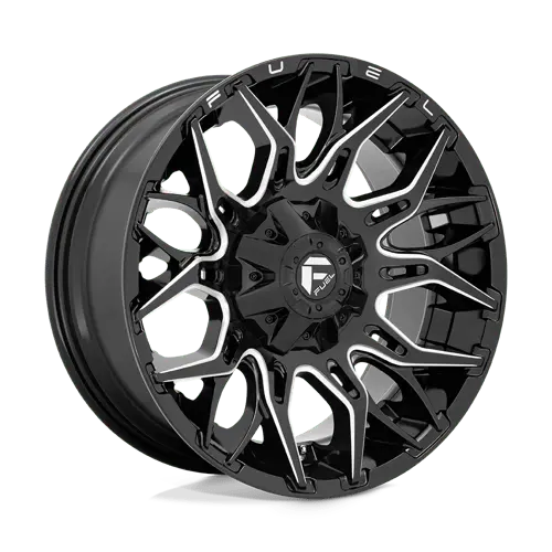 Fuel D769 20X10 Off-Road Wheel — 8X6.5 Bolt Pattern, Gloss Black With Machined Face, -18Mm Offset 1