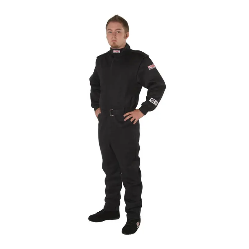G-Force Gf525 Racing Suit – Xx-Large, Black, Fia/Sfi-Certified Fire Resistance 1