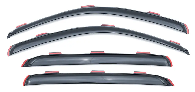 Lund 184623 Ventvisor Elite – 4-Piece Smoke Tinted Window Deflector Set 1