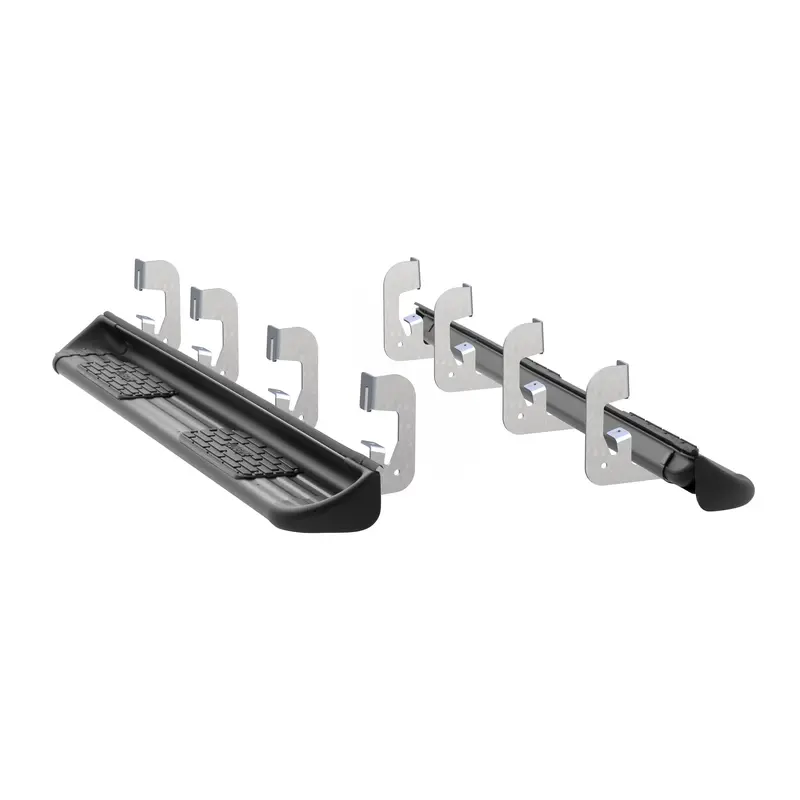 Luverne 280743-581443 Black Rocker-Mount Side Entry Running Boards 1