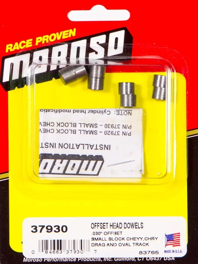 Moroso 37930 Sbc Offset Head Dowels 1