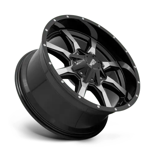 Moto Metal Mo970 Gloss Black/Machined 16X8 Off-Road Wheel – 6X120Mm 1