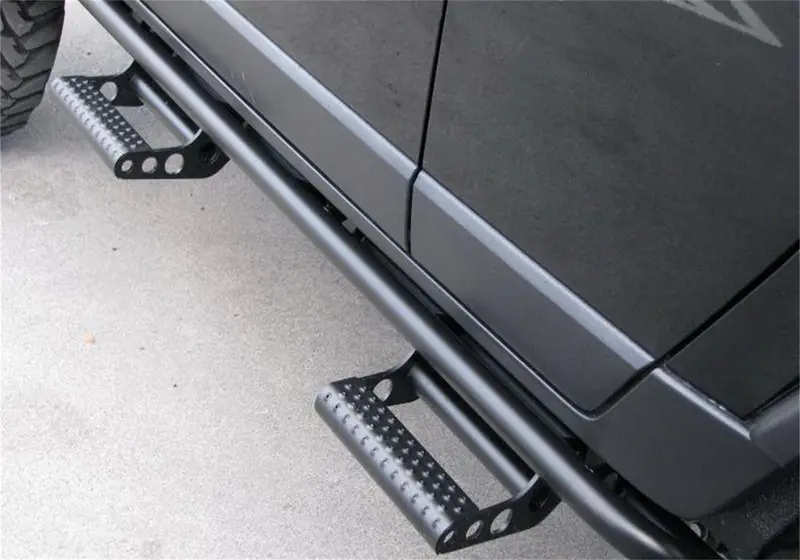 N-Fab Rkr Rocker Step System For 2007–2021 Toyota Tundra Crewmax – Textured Black 1