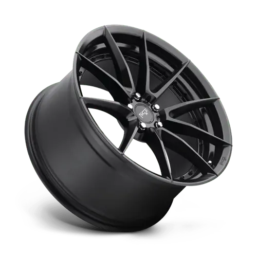 Niche M196 19X8.5 Inch Black Machined Wheel – 5X4.25In Bolt Pattern, +40Mm Offset 1