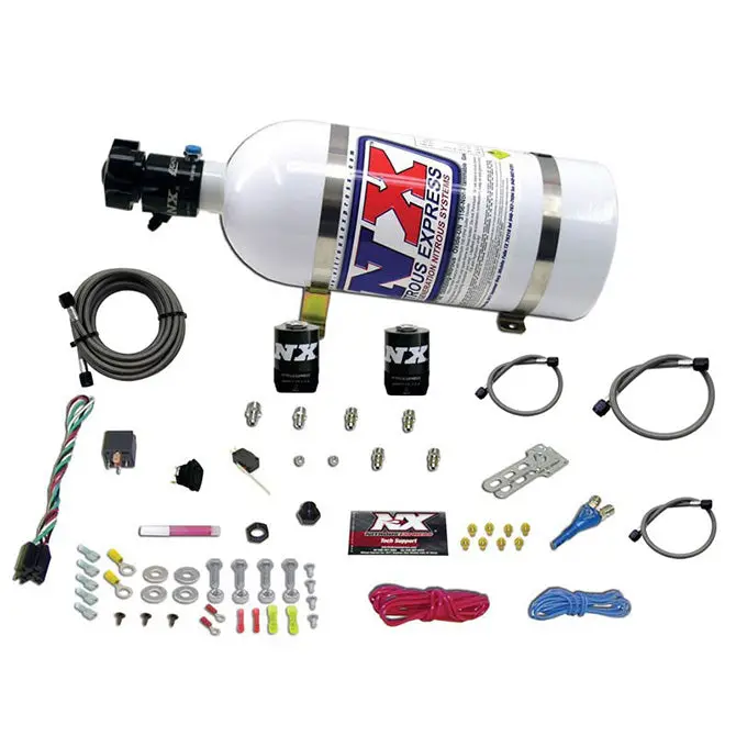 Nitrous Express Shark Sho Single-Nozzle Nitrous System – 400 Hp With 10-Lb Bottle 1