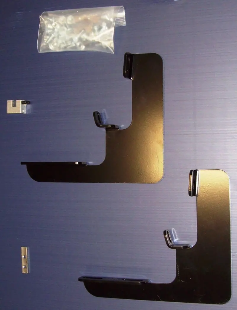 Owens Products Heavy-Duty Black Running Board Mounting Bracket Kit For 2013–2018 Ram 1500 Quad Cab 1