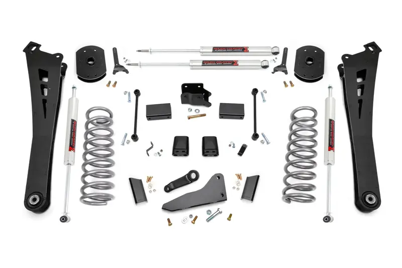 Rough Country 5-Inch Lift Kit – Front-Rear Diesel Coilover System For 2014–2018 Ram 2500 4Wd 1