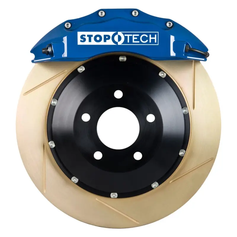 Stoptech 83.119.6700.23 Front Big Brake Kit – Two-Piece Drilled & Slotted Rotor System 1