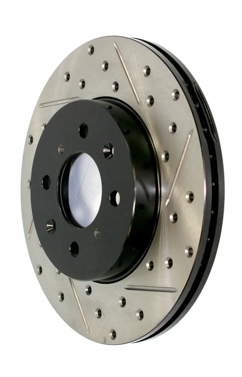 Stoptech Sport Cryo-Treated Brake Rotor – Rear Left, Drilled & Slotted (Part 127.34094Cl) 1