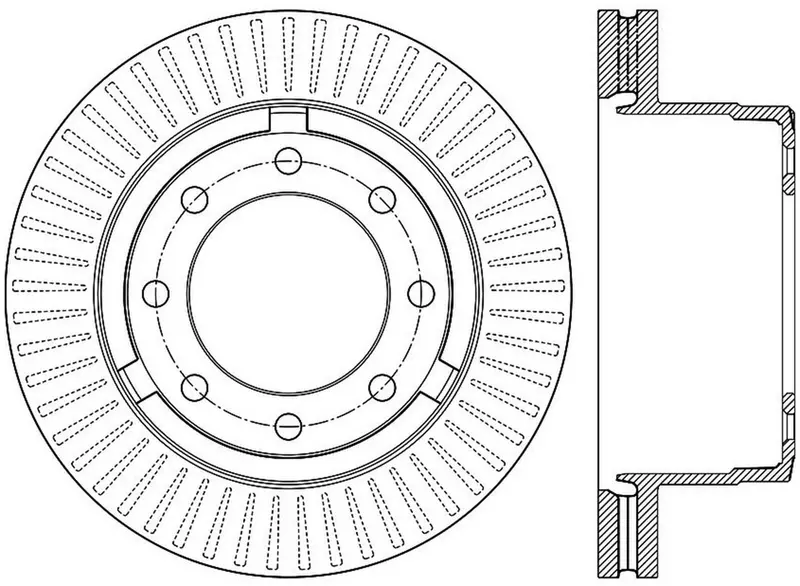 Stoptech Sport Slotted Brake Rotor – Rear Right Position 1