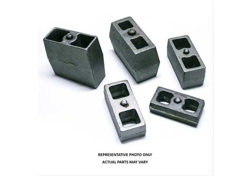 Superlift Universal 2.5-Inch Rear Lift Block Kit – Includes 9/16-Inch U-Bolt Pins 1
