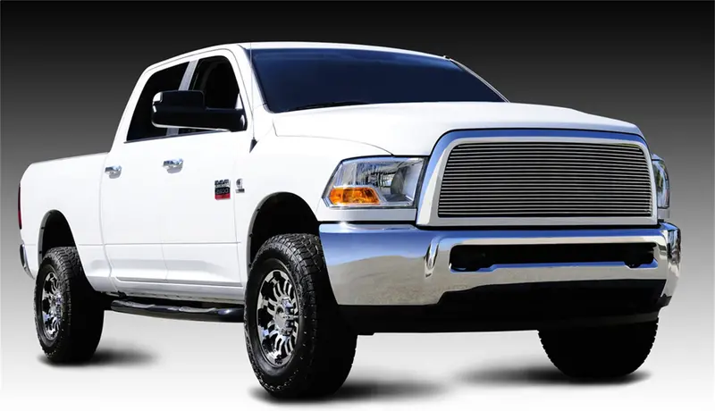 T-Rex Billet Aluminum Grille – Horizontal Bar Design, Polished Finish, Single-Panel Insert (Model 20451) 1