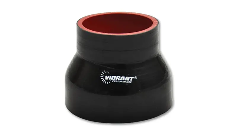 Vibrant Performance 19737 Black Reducer Coupler – 3.00" X 3.75" Id, 3" Length For Exhaust Systems 1