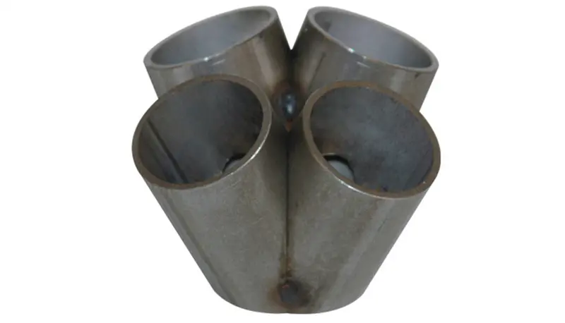 Vibrant Performance 2451 4-Into-1 Turbo Manifold Merge Collector – 304 Stainless Steel 1