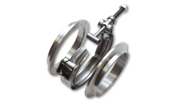 Vibrant Performance T304 Stainless Steel V-Band Flange Tubing – Precision-Made For Exhaust Systems 1