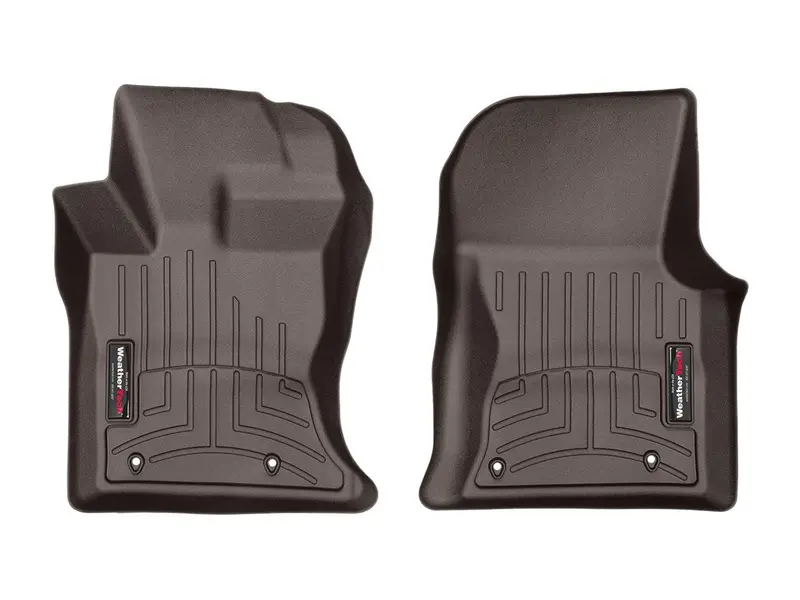 Weathertech 479631 Digitalfit Cocoa Front Row Floor Liners – Custom Fit & Trimless 1
