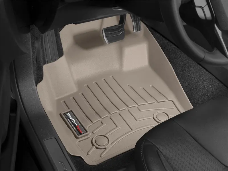 Weathertech Digitalfit Floor Liners – Tan Front Row, Precision Molded For Exact Vehicle Fit (453751) 1