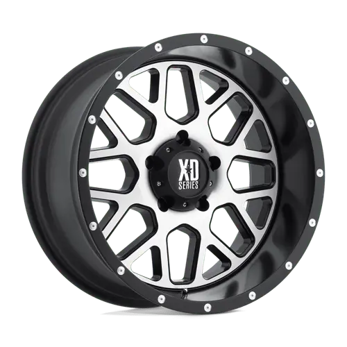 Xd Xd820 20X12 Inch Black Machined Off-Road Wheel – 6X5.5 Bolt Pattern, -44Mm Offset 1